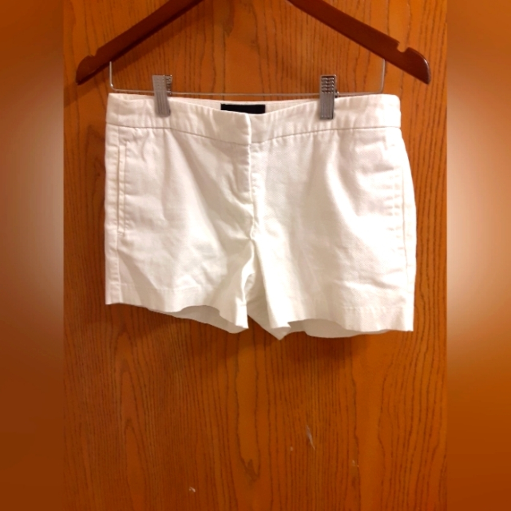 Cynthia Rowley High Waist White Shorts Women's Size 2 Pockets Beach Spring Summe